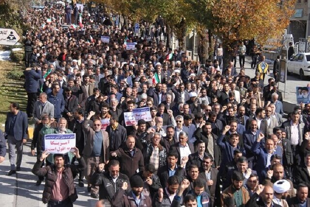 راهپیمایی مردم خراسان شمالی در حمایت از اقتدار و صلابت نظام برگزار شد