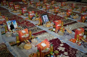 کمک ۷۵ میلیون تومانی بسیجیان بجنورد به نیازمندان شهرک گلستان