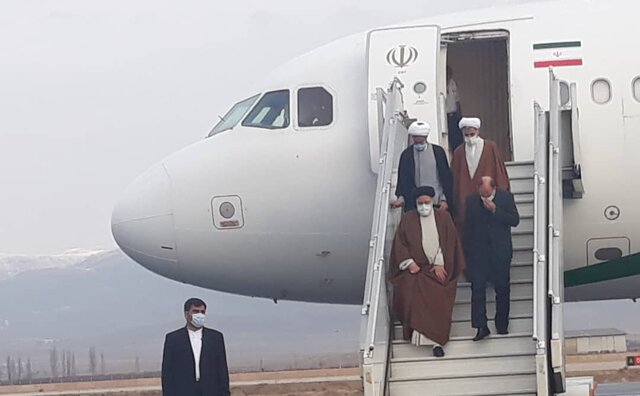 ورود رئیس قوه قضائیه به خراسان شمالی