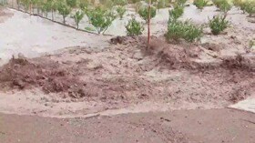 جاری شدن سیلاب در ۱۰ روستای خراسان شمالی