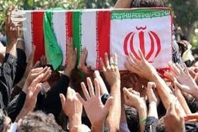 پیکر جانباز ۷۰ درصد بجنوردی تشییع شد