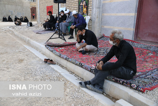 برگزاری مراسم عزاداری امام حسین(ع) در منازل شهروندان بجنوردی