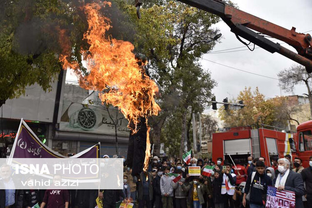 گزارش تصویری/ اجتماع 13 آبان روز ملی مبارزه با استکبار در بجنورد