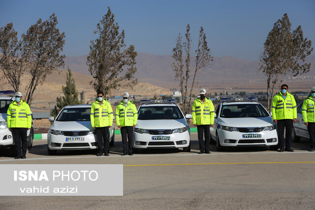 /گزارش تصویری/ رزمایش ترافیکی طرح زمستانه در خراسان شمالی