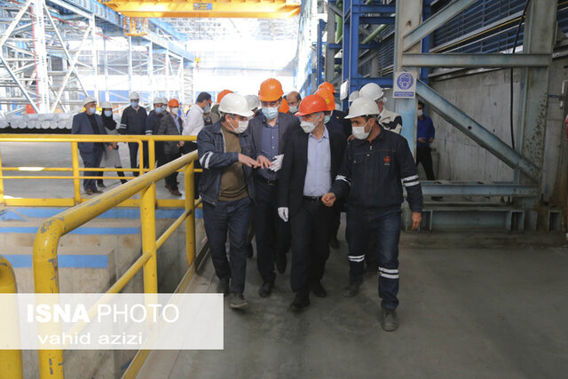 گزارش تصویری/ بازدید معاون وزیر صمت از مجتمع فنی فولاد اسفراین