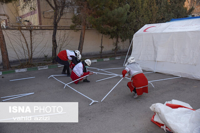 /گزارش تصویری/ بیست و سومین مانور مانور ایمنی در برابر زلزله در مدارس بجنورد