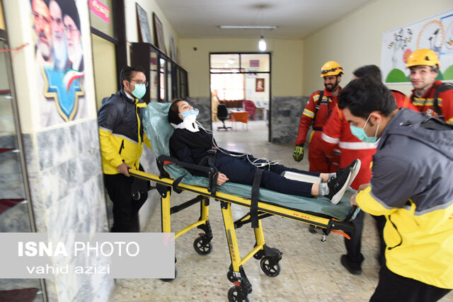 /گزارش تصویری/ بیست و سومین مانور مانور ایمنی در برابر زلزله در مدارس بجنورد