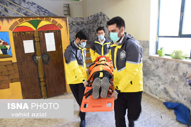 /گزارش تصویری/ بیست و سومین مانور مانور ایمنی در برابر زلزله در مدارس بجنورد