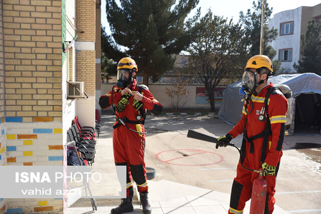 /گزارش تصویری/ بیست و سومین مانور مانور ایمنی در برابر زلزله در مدارس بجنورد