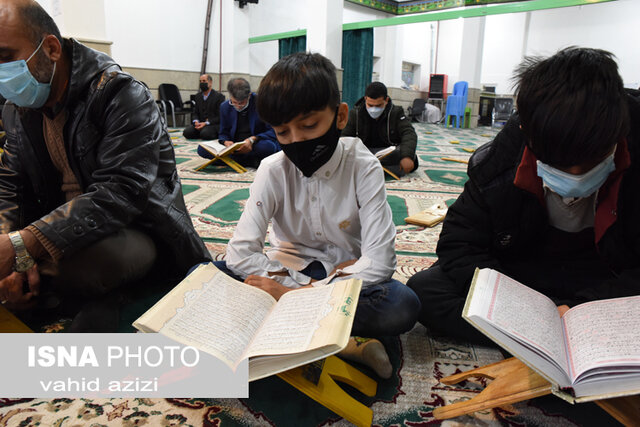 محفل انس با قرآن در حسینیه شهدا مصلی امام خمینی (ره) بجنورد
