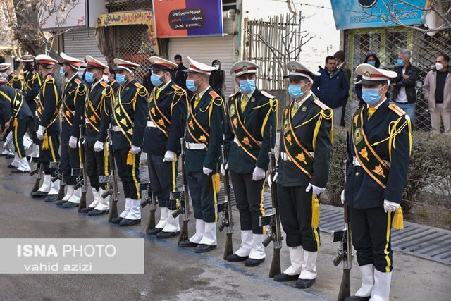 استقبال از پیکر 2 شهید تازه تفحص شده دوران دفاع مقدس در بجنورد