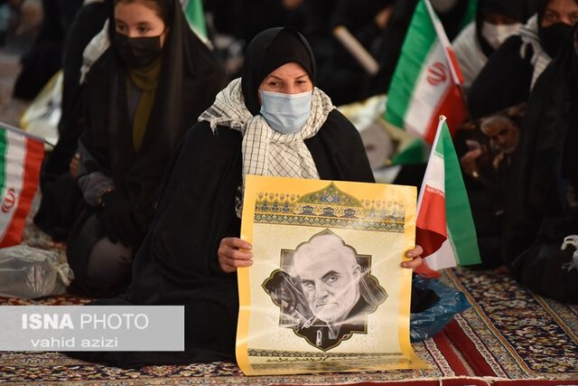 مراسم بزرگداشت دومین سالگرد شهادت حاج قاسم سلیمانی در خراسان شمالی