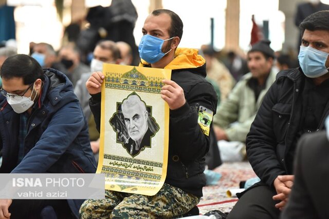 مراسم بزرگداشت دومین سالگرد شهادت حاج قاسم سلیمانی در خراسان شمالی