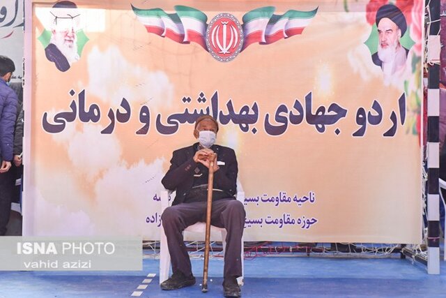 اردوی جهادی بسیج جامعه پزشکی در روستایه برزنه گرمه خراسان شمالی