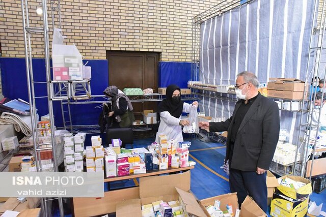 اردوی جهادی بسیج جامعه پزشکی در روستایه برزنه گرمه خراسان شمالی