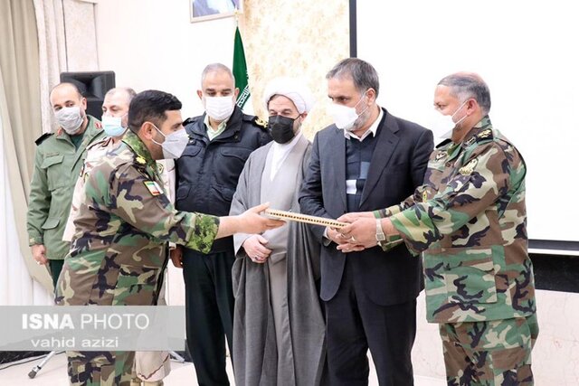 آیین معارفه فرمانده تیپ ۱۳۰ شهید دلجویان ارتش در خراسان شمالی