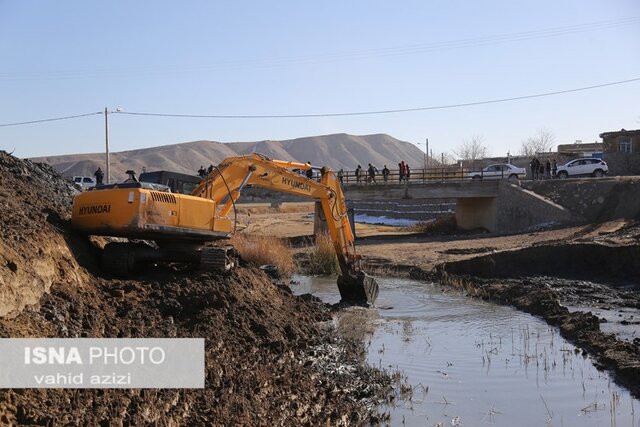 لایروبی رودخانه اترک خراسان شمالی