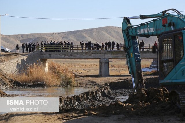 لایروبی رودخانه اترک خراسان شمالی