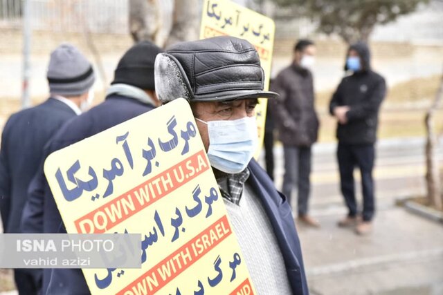 تظاهرات نمازگزاران و مردم خراسان شمالی علیه جنایات آل سعود