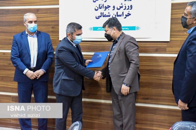 آیین تکریم و معارفه سرپرست اداره کل ورزش و جوانان استان خراسان شمالی