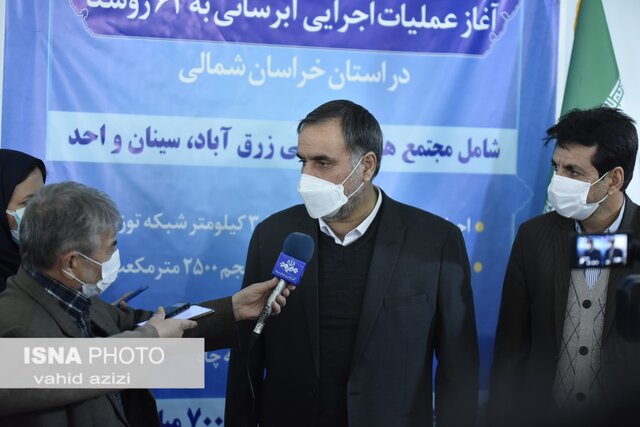 آیین افتتاح پروژه آبرسانی به ۴۱ روستای اسفراین خراسان شمالی