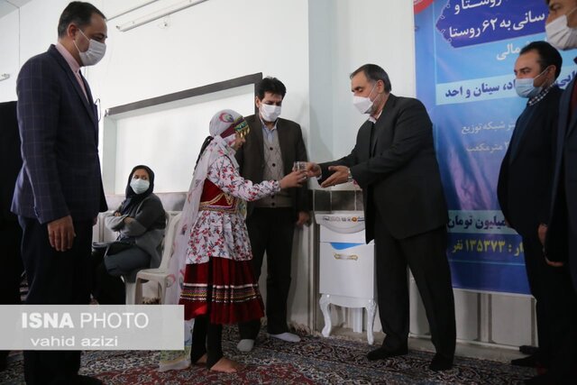 آیین افتتاح پروژه آبرسانی به ۴۱ روستای اسفراین خراسان شمالی