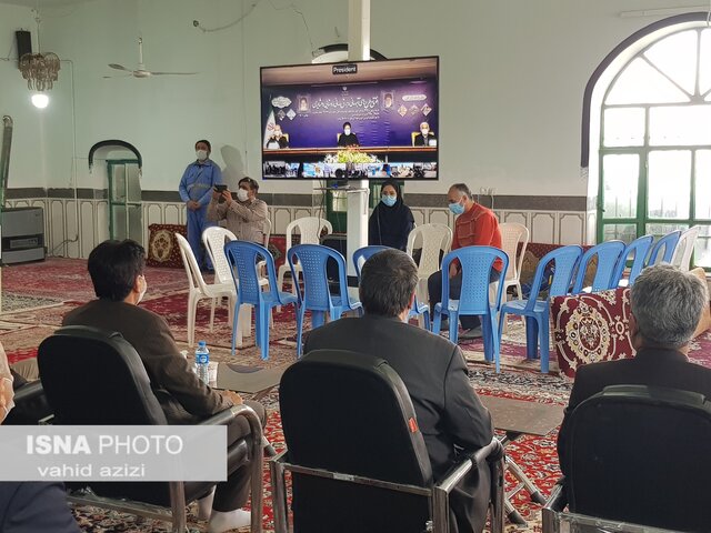 آیین افتتاح پروژه آبرسانی به ۴۱ روستای اسفراین خراسان شمالی