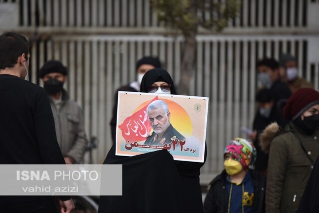 مراسم برگزاری راهپیمایی ۲۲ بهمن ماه در خراسان شمالی