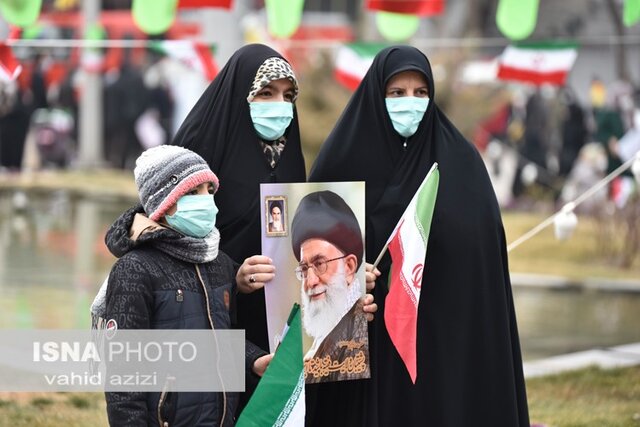 مراسم برگزاری راهپیمایی ۲۲ بهمن ماه در خراسان شمالی