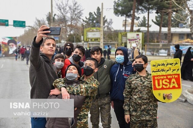 مراسم برگزاری راهپیمایی ۲۲ بهمن ماه در خراسان شمالی