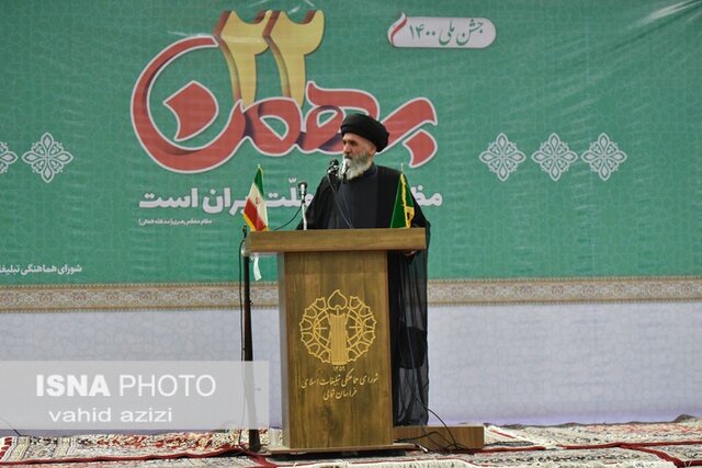 مراسم برگزاری راهپیمایی ۲۲ بهمن ماه در خراسان شمالی