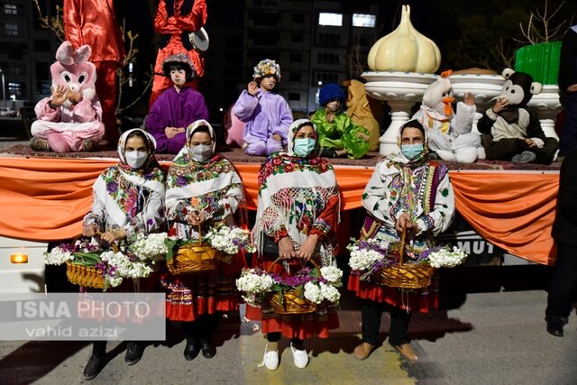 استقبال بهار با کارناوال گل در بجنورد