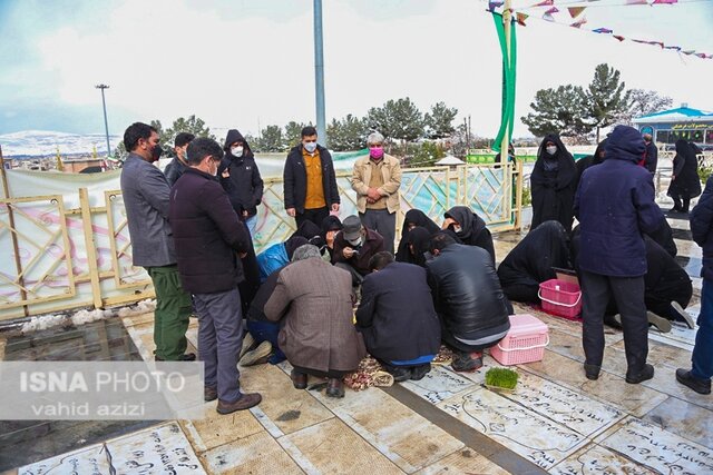 زیارت اهل قبور خراسان شمالی در پنجشنبه آخر سال