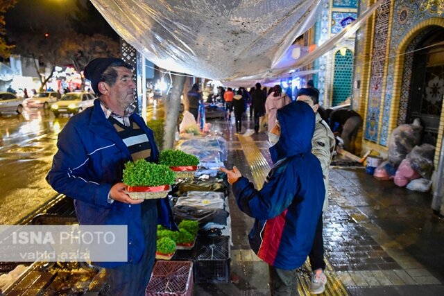 چند قدم در بازار شب عید بجنورد