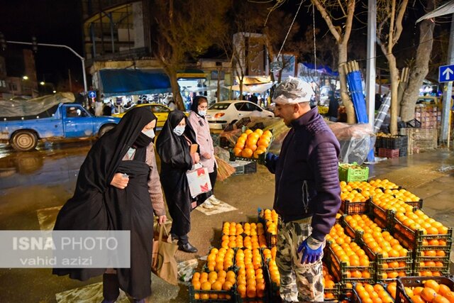 چند قدم در بازار شب عید بجنورد