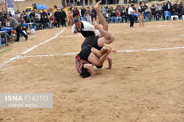 مسابقات کشتی با چوخه شرق کشور در مانه و سملقان