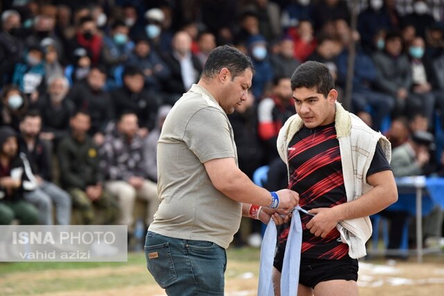 مسابقات کشتی با چوخه شرق کشور در مانه و سملقان