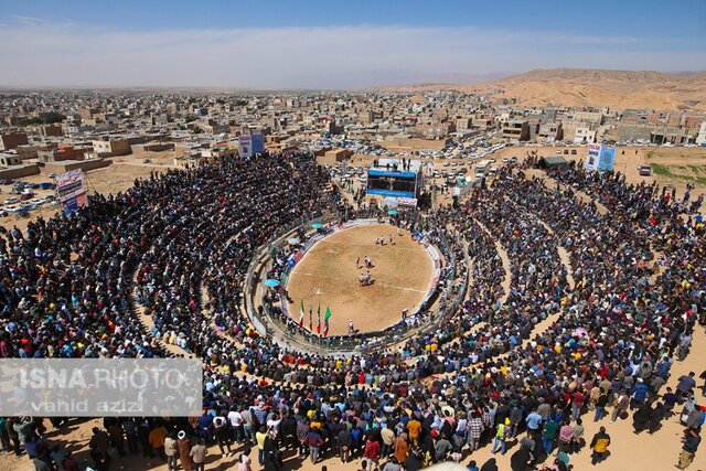 مسابقات قهرمانی کشتی با چوخه کشور در اسفراین