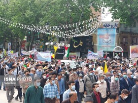 خراسان شمالی در روز قدس سرشار از شور و فریاد شد