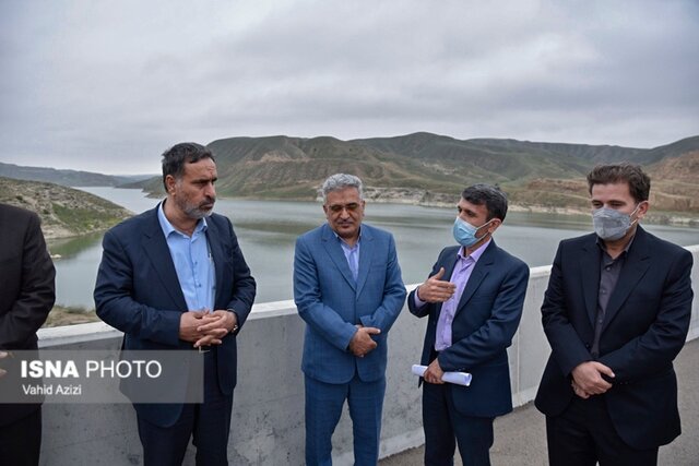 بازدید استاندار خراسان شمالی از آب سدهای شهرستان راز و جرگلان