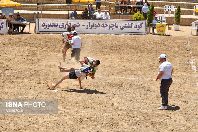 مسابقات کشتی با چوخه قهرمانی کشور در بجنورد
