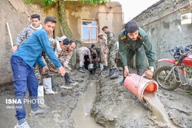 خسارت سیل در روستای تلکه قوز شهرستان راز و جرگلان استان خراسان شمالی