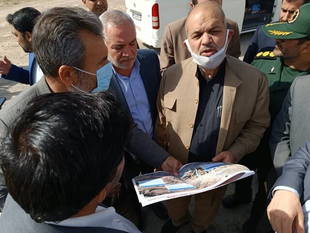 بازدید وزیر کشور از پروژههای خراسان شمالی