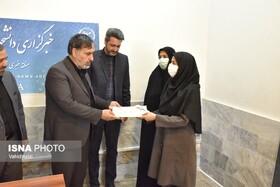 بازدید استاندار خراسان شمالی از خبرگزاری ایسنا به مناسبت روز خبرنگار