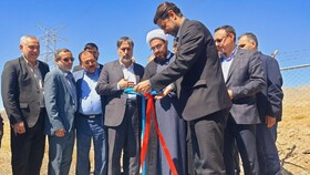افتتاح پروژه خط انتقال آب از سد شیرین دره به شهر بجنورد