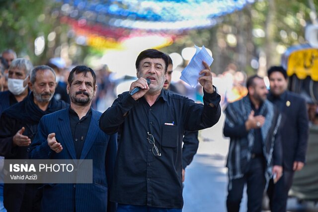 مراسم پیاده روی دلدادگان اربعین حسینی در بجنورد