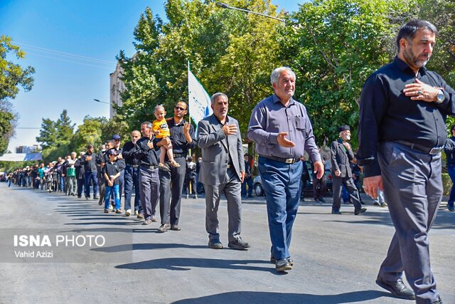 مراسم پیاده روی دلدادگان اربعین حسینی در بجنورد