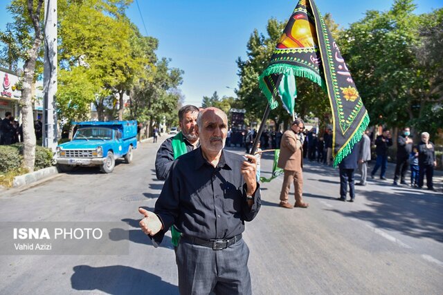 مراسم پیاده روی دلدادگان اربعین حسینی در بجنورد