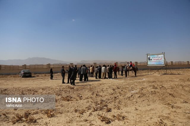 کلنگ زنی نخستین پیست اسب دوانی خراسان شمالی در بجنورد