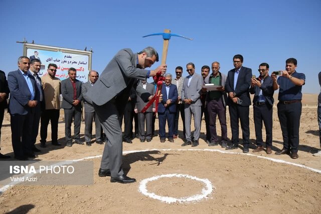 کلنگ زنی نخستین پیست اسب دوانی خراسان شمالی در بجنورد
